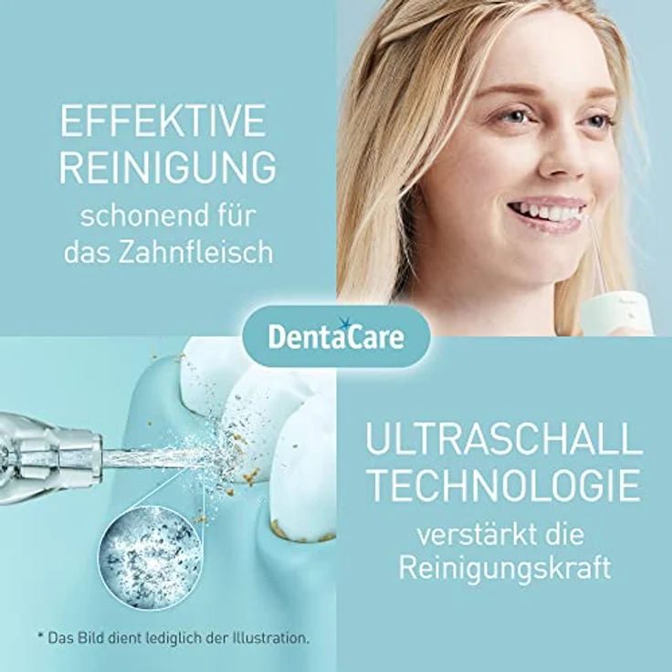 Panasonic EW-DJ4B Reise-Munddusche, Wiederaufladbare mit Ultraschalltechnologie, 150 ml Wassertank, Schnelles Aufladen in 1 Stunde, Mintgrün-weiß – Bild 5