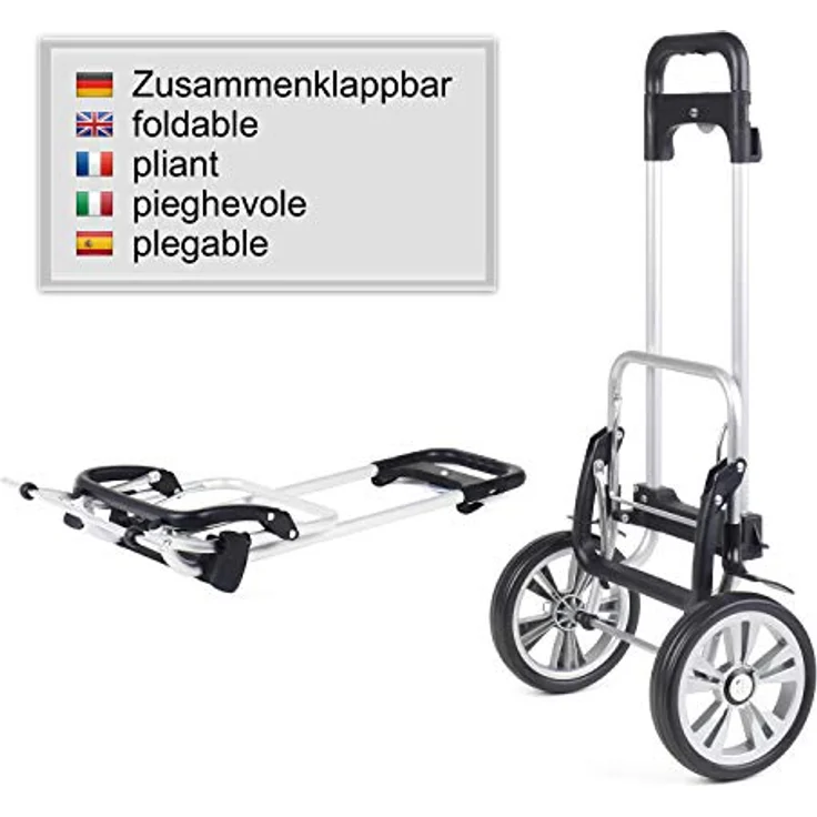 Andersen Shopper Alu Star höhenverstellbar mit Rad Ø 20cm und 41 Liter Tasche Ole rot – Bild 3