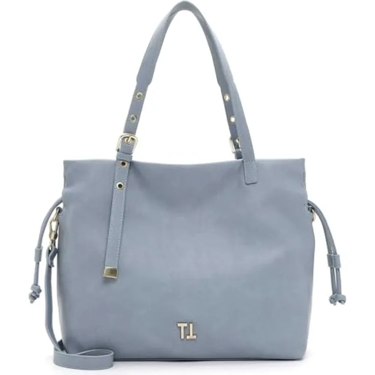 Tamaris Shopper TAS Franca, Uni-Design mit Reißverschluss, Feinsynthetik, schwarz