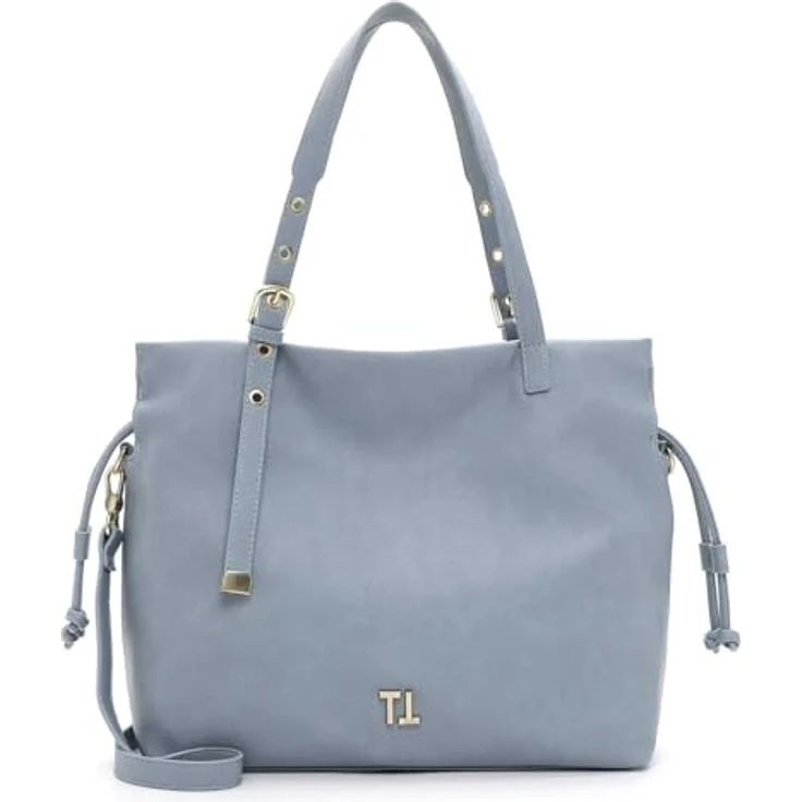 Tamaris Shopper TAS Franca, Uni-Design mit Reißverschluss, Feinsynthetik, schwarz – Bild 1