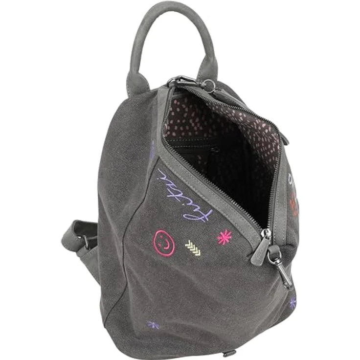 Fritzi aus Preußen Marit Limited City Rucksack, grau, 31 cm x 13 cm x 26 cm, 100% Polyester – Bild 6