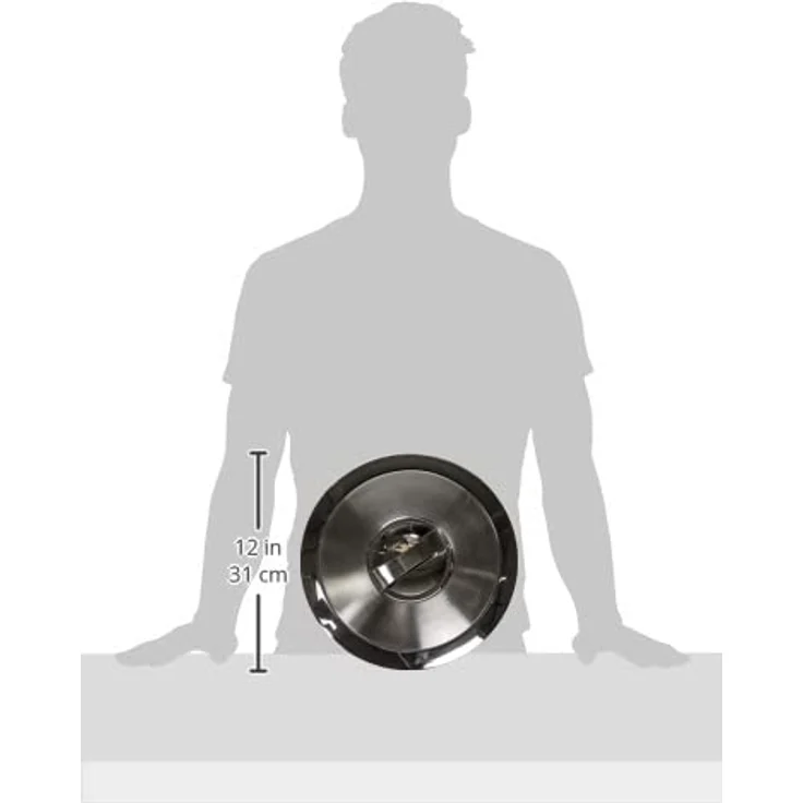 GSW mit Deckel 20cm, Silber – Bild 5