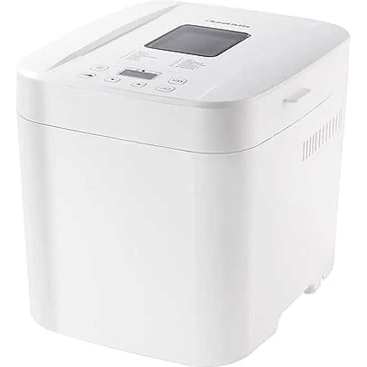 Russell Hobbs Brotbackautomat 27260-56 [12 Programme, 3 Bräunungsstufen] Kompakt (Timer, 750 & 1.000 g, Warmhaltefunktion, antihaftbeschichtete Backform, auch für Marmelade & Kuchen geeignet)
