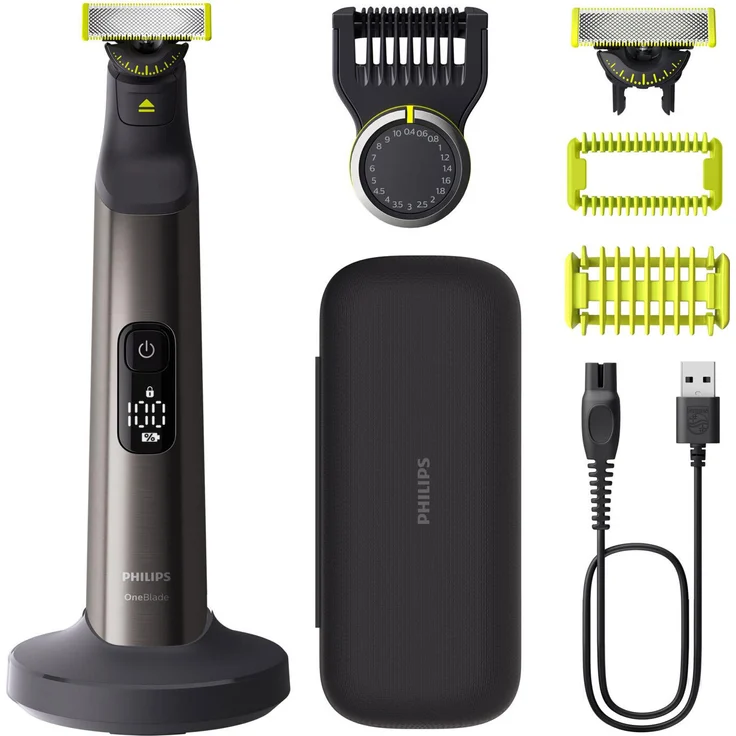 Philips OneBlade Pro 360 QP6652/61 Face + Body, Trimmer für Herren mit präzisem Trimmen und USB-Aufladung – Bild 1