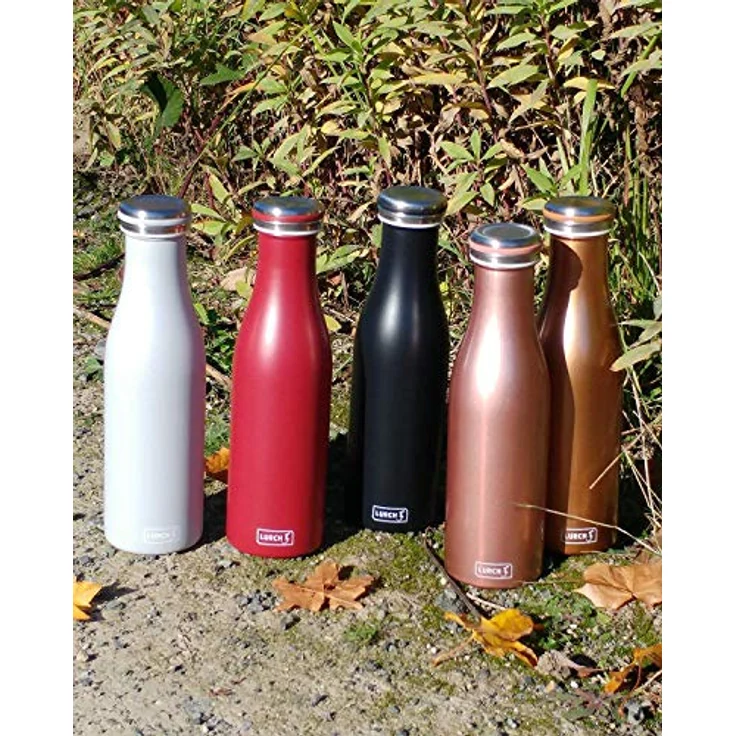 Lurch 240960 Thermo-Flasche für heiße und kalte Getränke aus Doppelwandigem Edelstahl, 0,75l, Pearl Blue – Bild 7