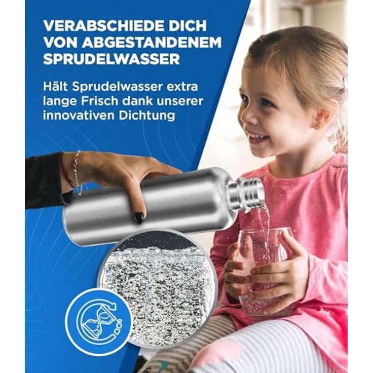 MATE OF STEEL Moby-Dick - 1.0L Edelstahl-Flasche für SodaStream – Bild 4