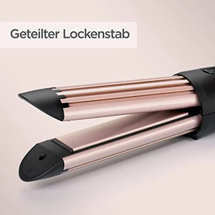 BaByliss Curl Luxe Styler C112E Quartz-Keramik, 36 mm für große Engelslocken, schwarz-roségold – Bild 5