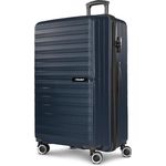 SAXOLINE großer Hartgepäck Check-in Koffer XL Trolley 49 x 33 x 75 cm aus hochwertigem ABS Material mit 4 Doppelrollen & TSA-Schloss | Fiesta Serie, für Damen und Herren