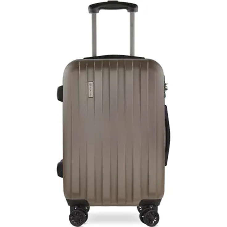 bugatti Lima Hartschalenkoffer 58x38x23,5 cm, 33,8L, 4-Rollen mit TSA-Schloss, Bronze