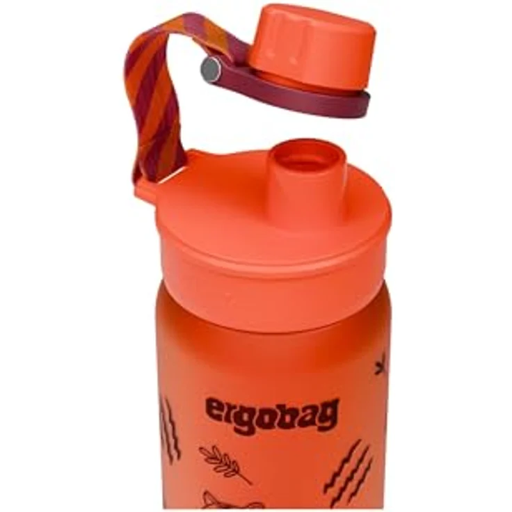 ergobag Trinkflasche, auslaufsicher und kohlensäuregeeignet, 0,5 Liter, BPA-frei – Bild 7