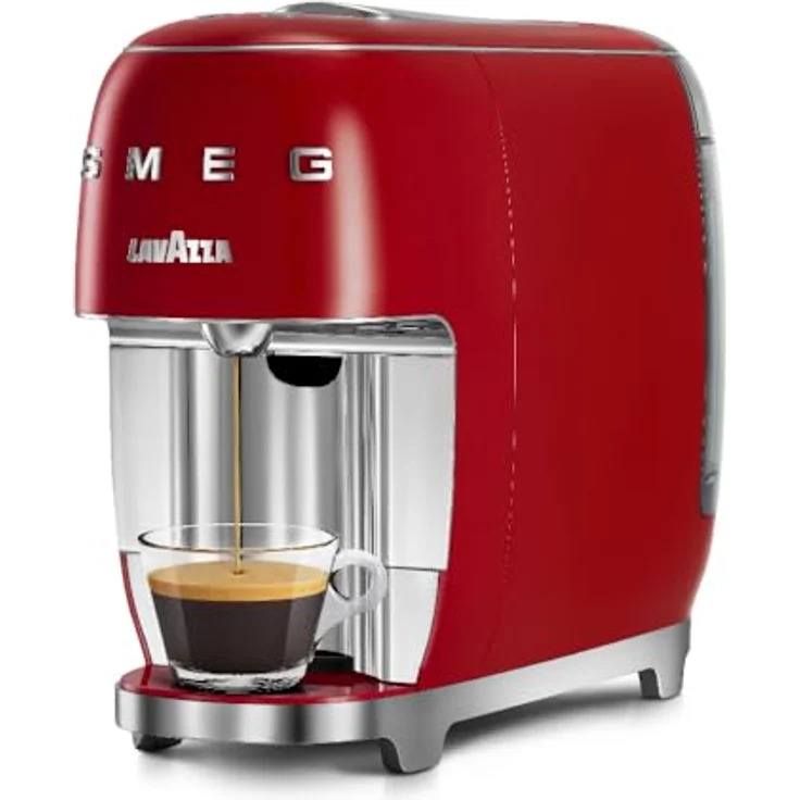 Lavazza LM200RED, Espressomaschine für LavAzza A Modo Mio Kapseln, 1250 Watt, 10 Bar Pumpendruck, rotes Kunststoffgehäuse – Bild 7