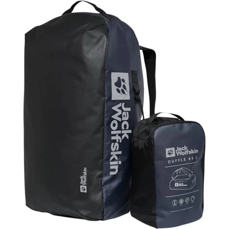Jack Wolfskin All-In 65 Weekender Reisetasche, 70 cm, blau, 100% Polyester – Bild 5