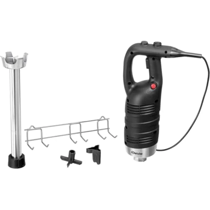 Bartscher Stabmixer Set, 1000, 130151, Schwarz - Leistungsstarker Stabmixer für bis zu 120 Liter Verarbeitung in einem Arbeitsgang – Bild 6