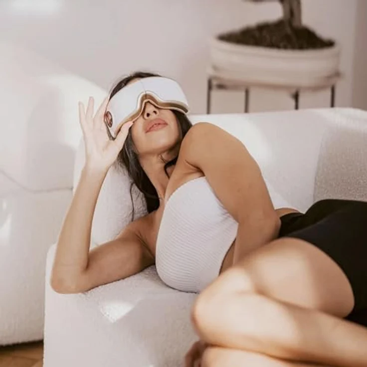 Medivon Oog Massager, Intelligentes Massagegerät mit Luchtdruck, Vibration und Warm Kompression – Bild 6