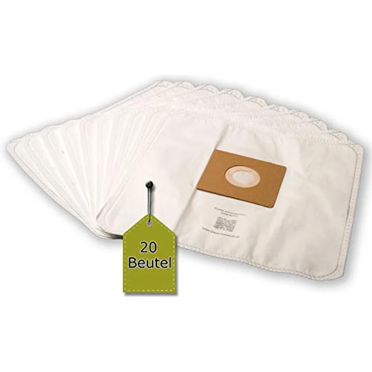 eVendix Staubsaugerbeutel für Beko VCC 61605 AF, 20 Stk. Microvlies mit 2 Mikro-Filtern, hohe Filtration und Saugkraft – Bild 1
