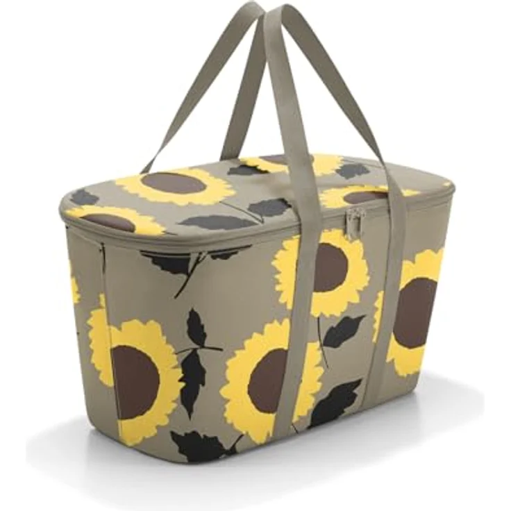 reisenthel coolerbag sunflowers, Kühlbox 20 l mit hochdichter Isolierung und stabilem Reißverschluss, wasserabweisendes Polyester – Bild 2