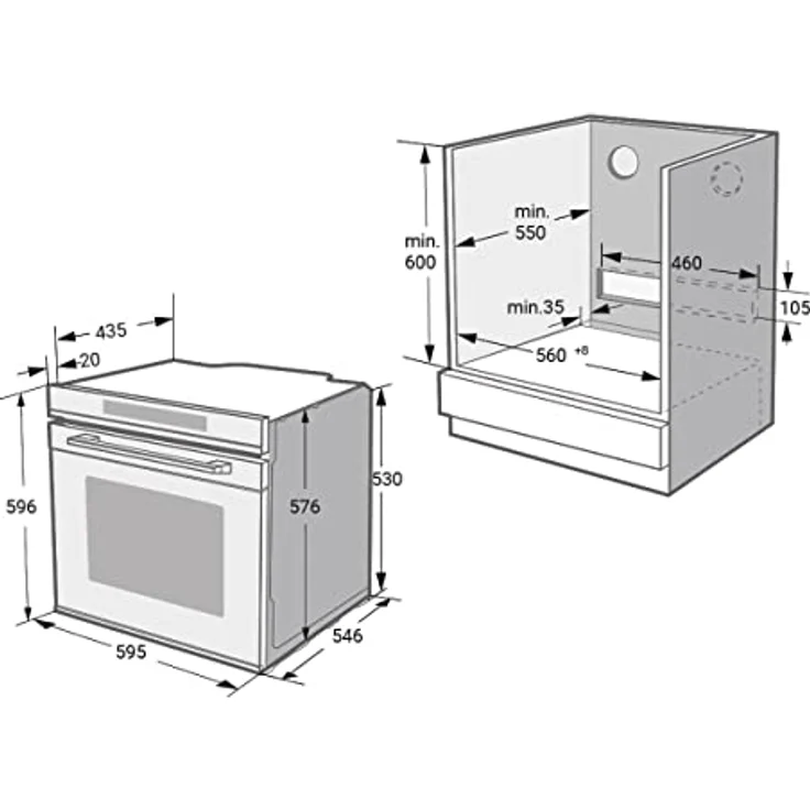 KKT KOLBE Autarkes Herdset SET8019CH59AL, 60cm Einbaubackofen EB8019EDP mit Pyrolyse, Pizzafunktion und 59cm Kochfeld CH5901AL, Touch-Steuerung, Grill, Umluft, Heißluft, Teleskopauszüge, Automatik-Timer – Bild 5
