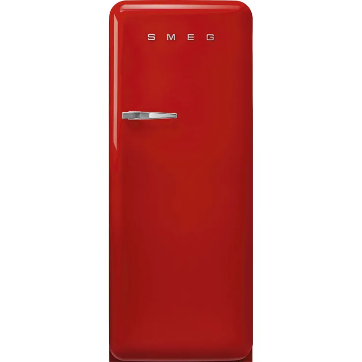 SMEG FAB28RRD6 Kühlschrank, 270 l, Umluftkühlung, 50's Style, Hochglanz Rot, Rechtsanschlag, 2025 Modell