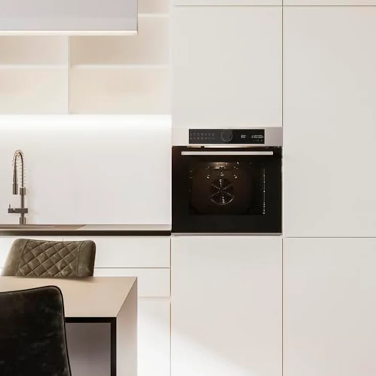 Cecotec Einbau-Backofen Pyrolyse 73L Bolero Hexa P516000 Line, 3250W, 14 Funktionen, Dual Display, Pizza- und Airfryer-Master, Kühlgebläse – Bild 4