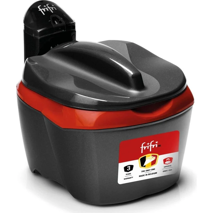 Frifri Fritteuse F918RR2, 3L 3200W Öl-Fritteuse mit einfacher Tastensteuerung, schwarz