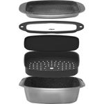 STONELINE Bräter Stoneline, Aluminiumguss (5-tlg), Bräter- & Back-Set, Antihaftbeschichtung, Induktion