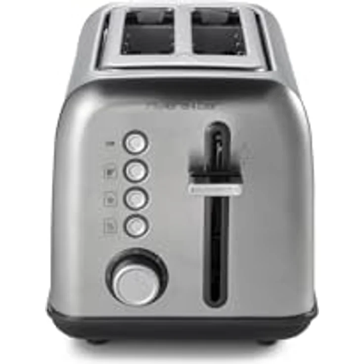 riviera&bar QGP220 Toaster, Edelstahl, 2 Schlitze, 7 Bräunungsstufen, High-Lift-Funktion, automatischer Stopp, 900 W – Bild 4