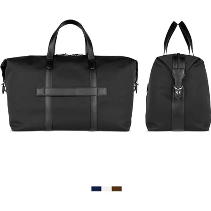 bugatti Maro Weekender Reisetasche, 48 cm, schwarz, 100% Polyurethan – Bild 3