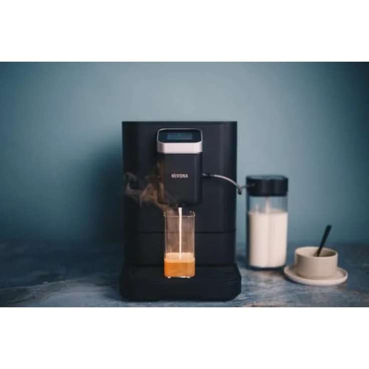NIVONA NIVO 7101 Kaffeevollautomat, Schwarz, Bluetooth-Funktion, Glas-Touchdisplay, 15 bar Pumpendruck, 12 Rezeptspeicher – Bild 3