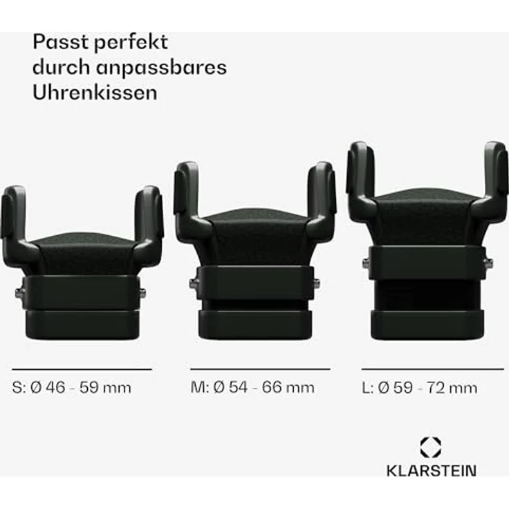 Klarstein Uhrenbeweger Valmont 6+4, eleganter Uhrenkasten für 10 Automatikuhren mit Touch-Panel und Key Lock, schwarz – Bild 4