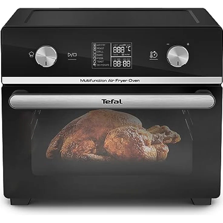Tefal FW6058 Multifunction Air Fryer Oven Heißluftfritteuse und Multifunktionsofen | 20 L Kapazität | 10 Auto-Programme | energiesparend | digitales Touchdisplay | inkl. Zubehör, Schwarz – Bild 2