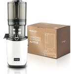 Kuvings AUTO8 Entsafter – Pflegeleichter Slow Juicer mit 2L Fassungsvermögen und 200W Motor ideal für Obst, Gemüse und Smoothies. (Weiß)
