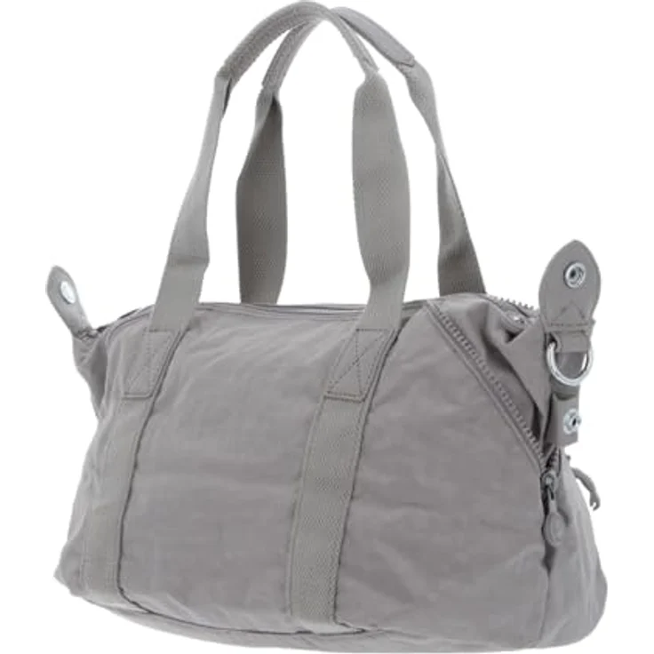 Kipling Classics Basic Art Mini Handtasche, Damen, 28 cm, grau, strapazierfähiges Material, verstellbarer Schulterriemen, viel Stauraum – Bild 7