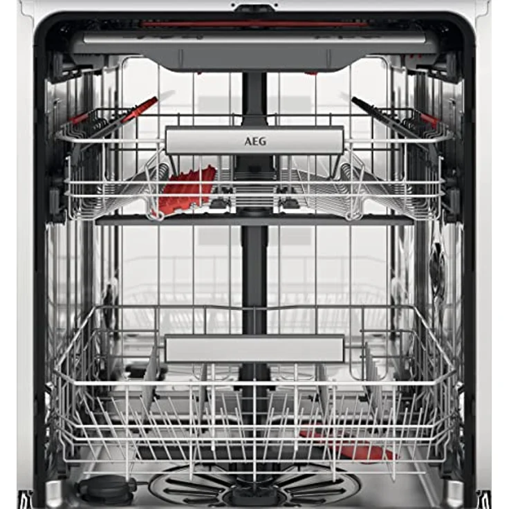 AEG FSE76738P Vollintegrierter-Geschirrspüler / Serie 7000 mit GlassCare / 60cm / WLAN-fähig / AirDry - perfekte Trocknungsergebnisse / A / energiesparend / Display / Startzeitvorwahl / extra leise – Bild 2