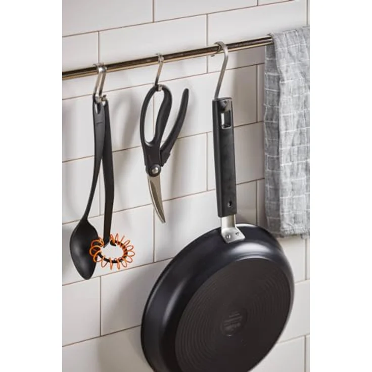 Fiskars Geflügelschere mit gebogenen Profilklingen, Edelstahl, Länge: 23 cm, Für Rechts- und Linkshänder, Schwarz-Silber, Essential, 1023819 - Preisvergleich – Bild 6