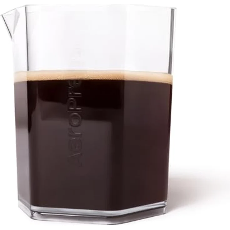 Aeropress Servierbecher 600 ml, transparent, lebensmittelecht und kompatibel mit allen AeroPress-Versionen – Bild 1