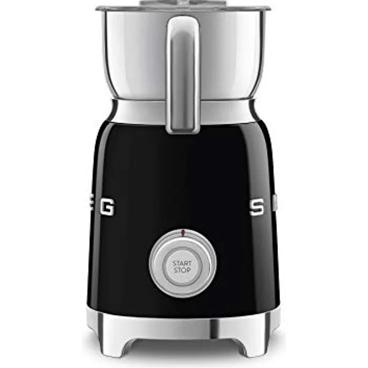 Smeg MFF01BLEU Milchaufschäumer, 500W, Induktion, 0,6L Fassungsvermögen, schwarz – Bild 3