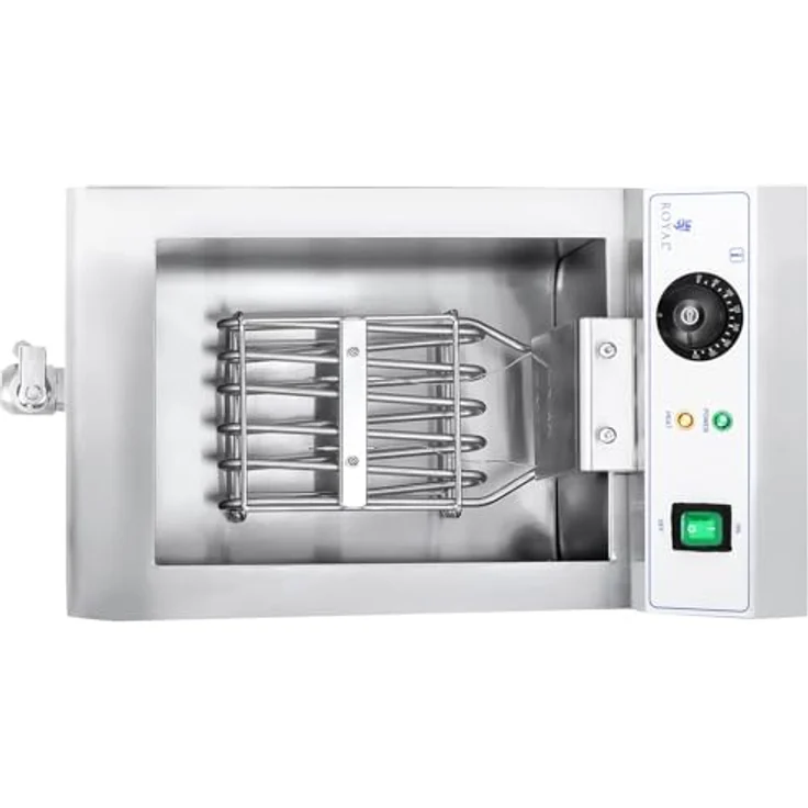 Royal Catering Elektro-Fritteuse RF 10EH 1, mit Fett, 10 Liter Fassungsvermögen, 3000 Watt, silber, Edelstahl – Bild 6