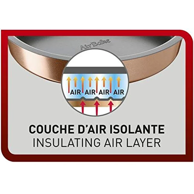 Tefal J2559614 Airbake Backform, 23 cm, Antihaftbeschichtung, Stahl, Braun – Bild 6
