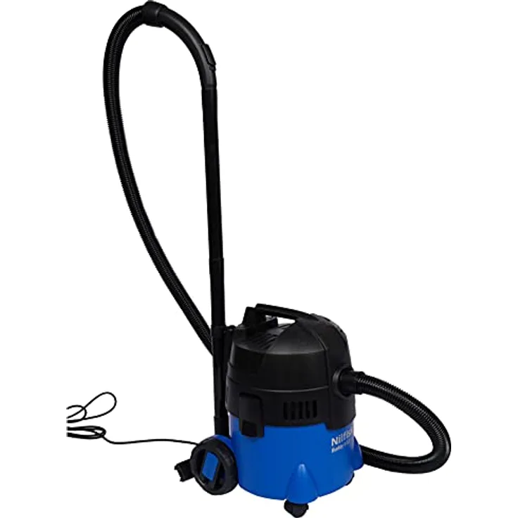 Nilfisk 128390150 Staubsauger 12 l Zylinder-Vakuum Trocken 250 W Staubbeutel, Blau