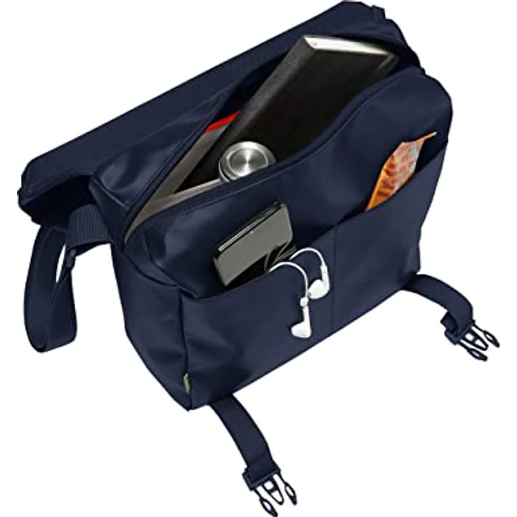 VAUDE Umhängetasche Mineo 9 Messenger-Tasche Office-Tasche, PVC-frei, 9 Liter, recyceltes Polyester, schwarz – Bild 4