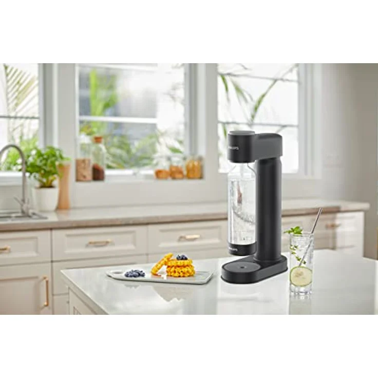 Philips GoZero Soda maker Lite ADD4901BK/10, Schwarz, 1-Liter-Wasserflasche, CO2-Zylinder für 60 Liter – Bild 5