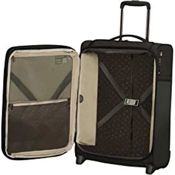 Samsonite Airea - Upright S Toppocket Erweiterbar Handgepäck, 55 cm, 41/46 L, Schwarz (Black) – Bild 3
