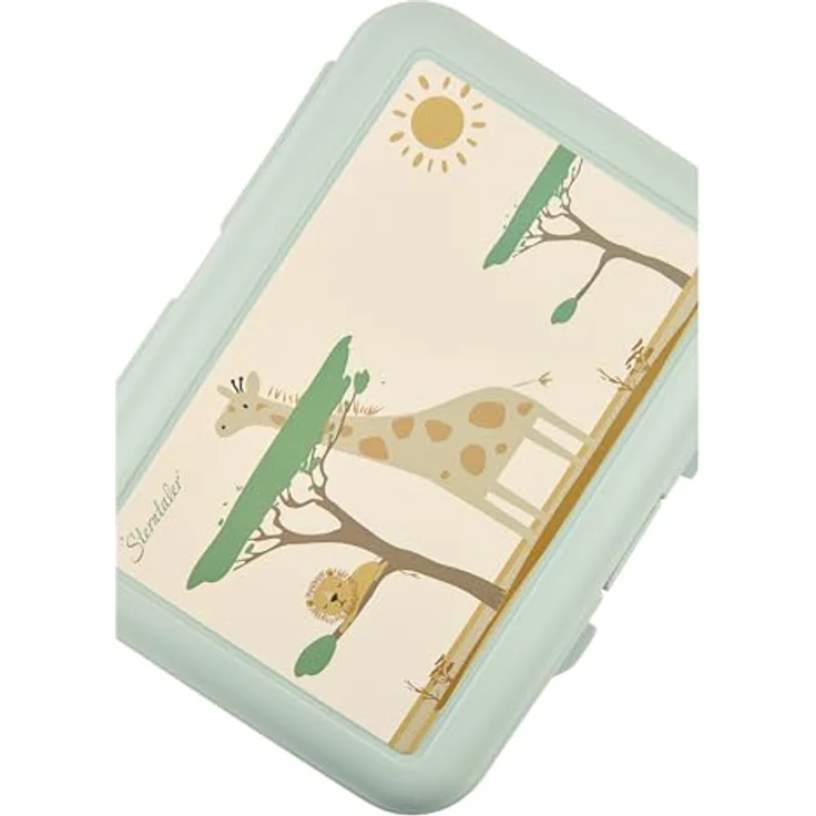 Sterntaler Brotdose / Lunchbox Giraffe Kaya, praktische und robuste Snackdose aus Polypropylen, 14 x 19 cm, spülmaschinengeeignet – Bild 3
