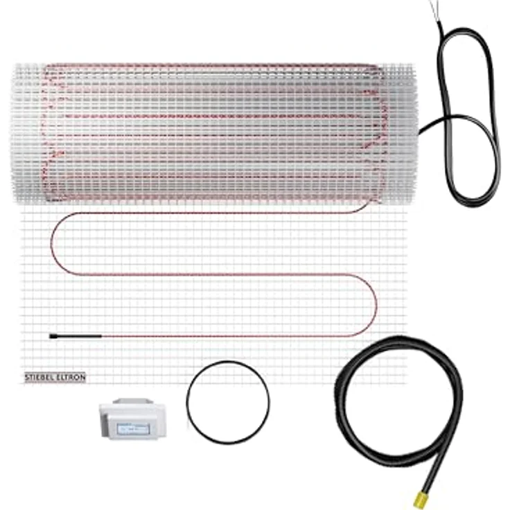 STIEBEL ELTRON FTM 100/2 Set Plus, elektrische Fußbodenheizung für große Flächen, Komplettset 2 m², 100 W/m², EAN 4017212056653 – Bild 3