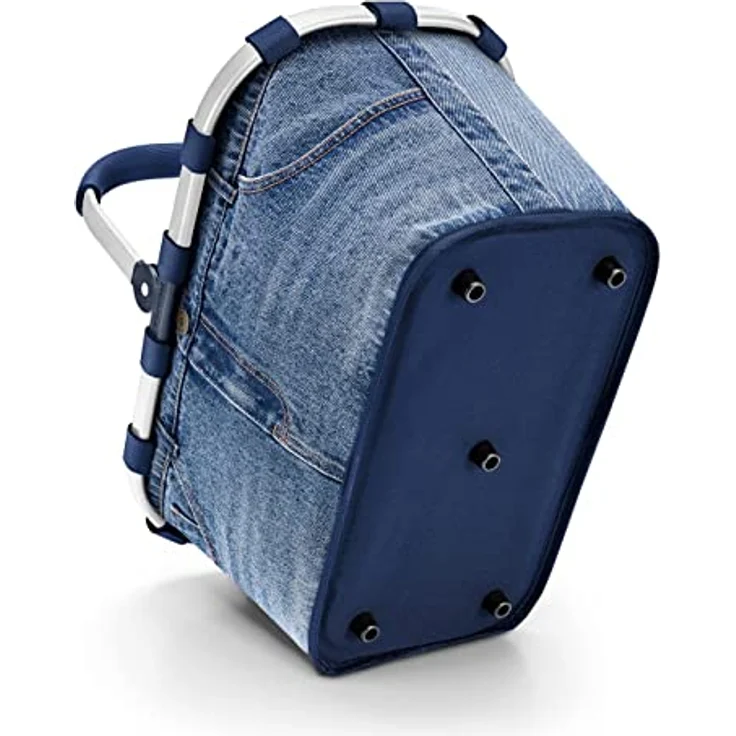 reisenthel carrybag Jeans 2, Stabiler Einkaufskorb mit 22 l Volumen, wasserabweisendem Design und praktischer Innentasche – Bild 4