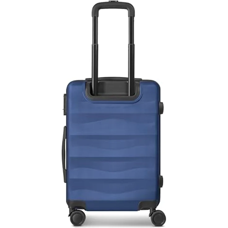 Smartbox Edition 03, 4-Rollen Kabinentrolley 55 cm, Blau, aus robustem ABS mit Zahlenschloss und Wäschefach, (41 l) – Bild 2
