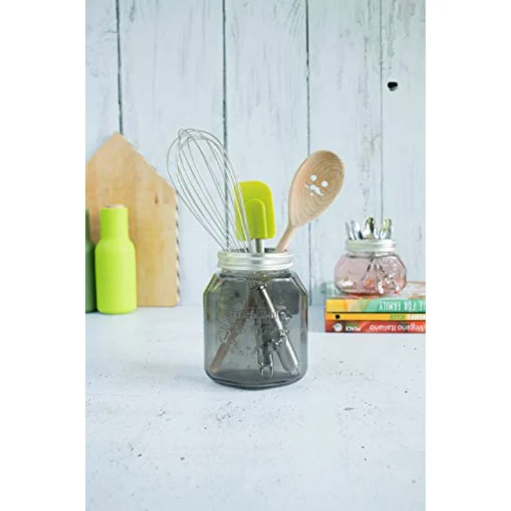 Leifheit Einmachglas 3er Set 1,0 L Tender Rose, Weckglas mit Deckel ideal für Eingemachtes und Selbstgemachtes, dekoratives Vorratsglas, spülmaschinengeeignet, Marmeladenglas, Einkochglas, rund, rosa – Bild 11