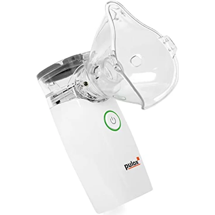 Pulox Inhalator Vernebler Inhalationsgerät IN-100 Nebulizer mit Maske für Kinder und Erwachsene bei Erkältungen oder Asthma tragbar und leise – Bild 3