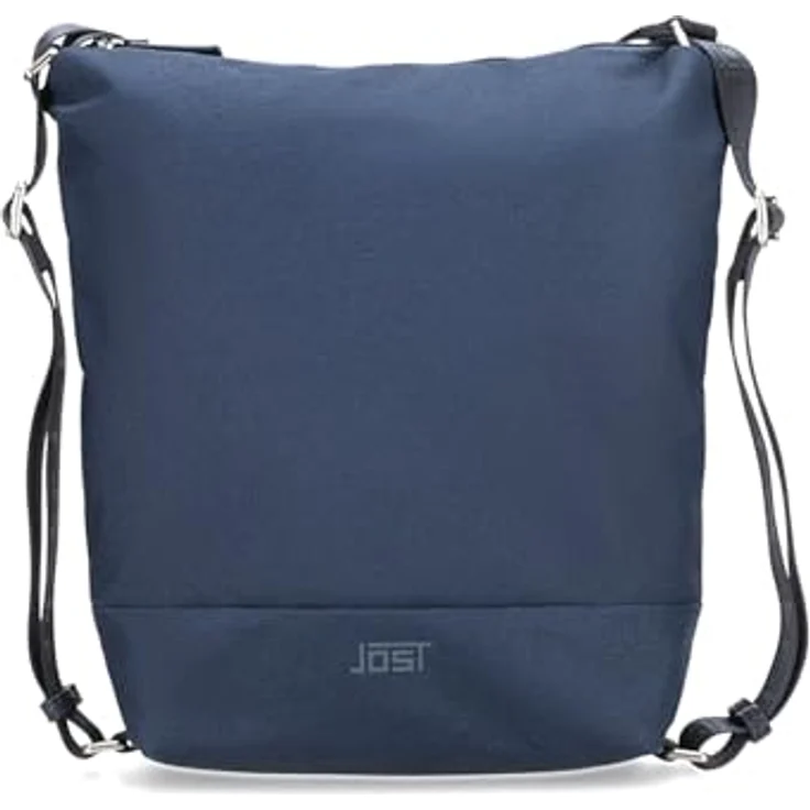 Jost Bergen 1103 3-Way Bag, Handtasche/Rucksack in Blau, flexibles Tragen auf Rücken oder Schulter – Bild 1