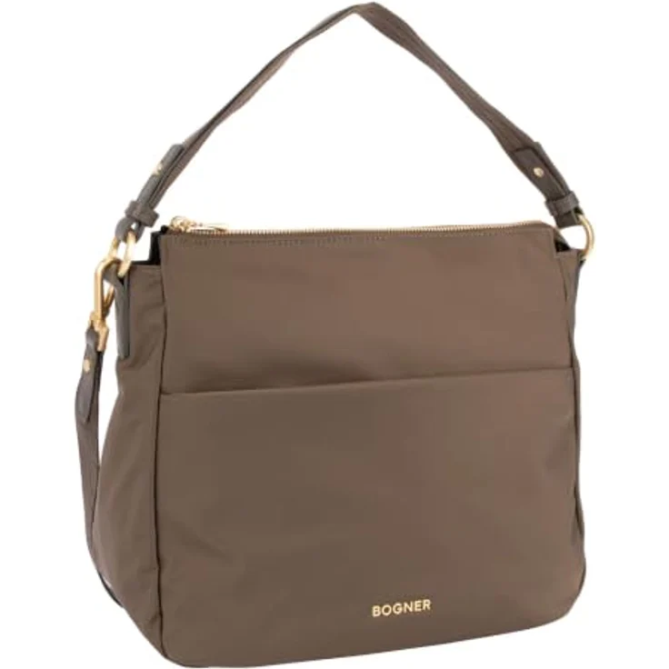 Bogner Klosters Isalie Schultertasche 30 cm, braun, 100% Nylon, 30 x 13 x 29 cm – Bild 2